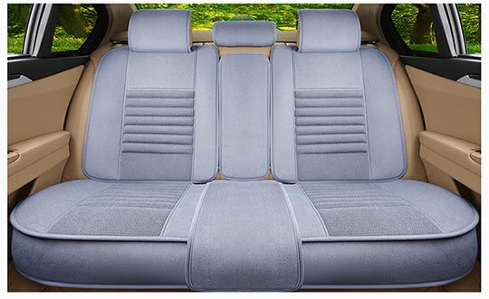 Purple Wind Chime manufacturer wholesale all-season universal linen seat covers for cars, F-23