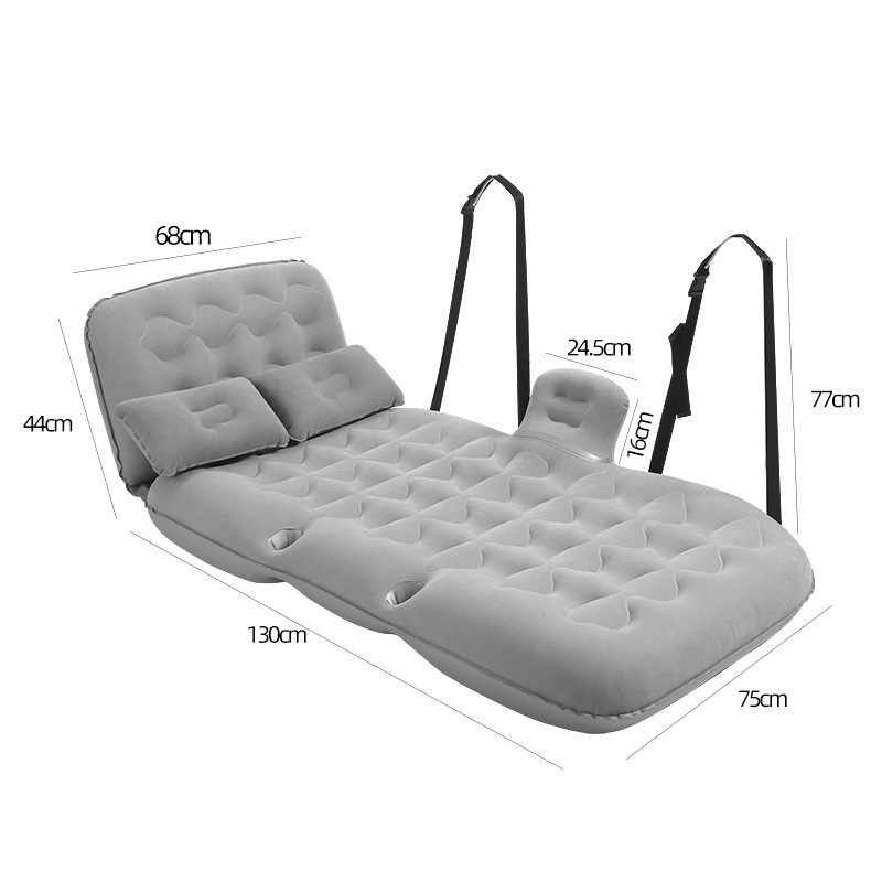 Car Inflatable Bed, Quick Automatic Inflation, Dual-Use for Car and Home, Travel Mattress, Camping, Portable for Back Seat and Trunk