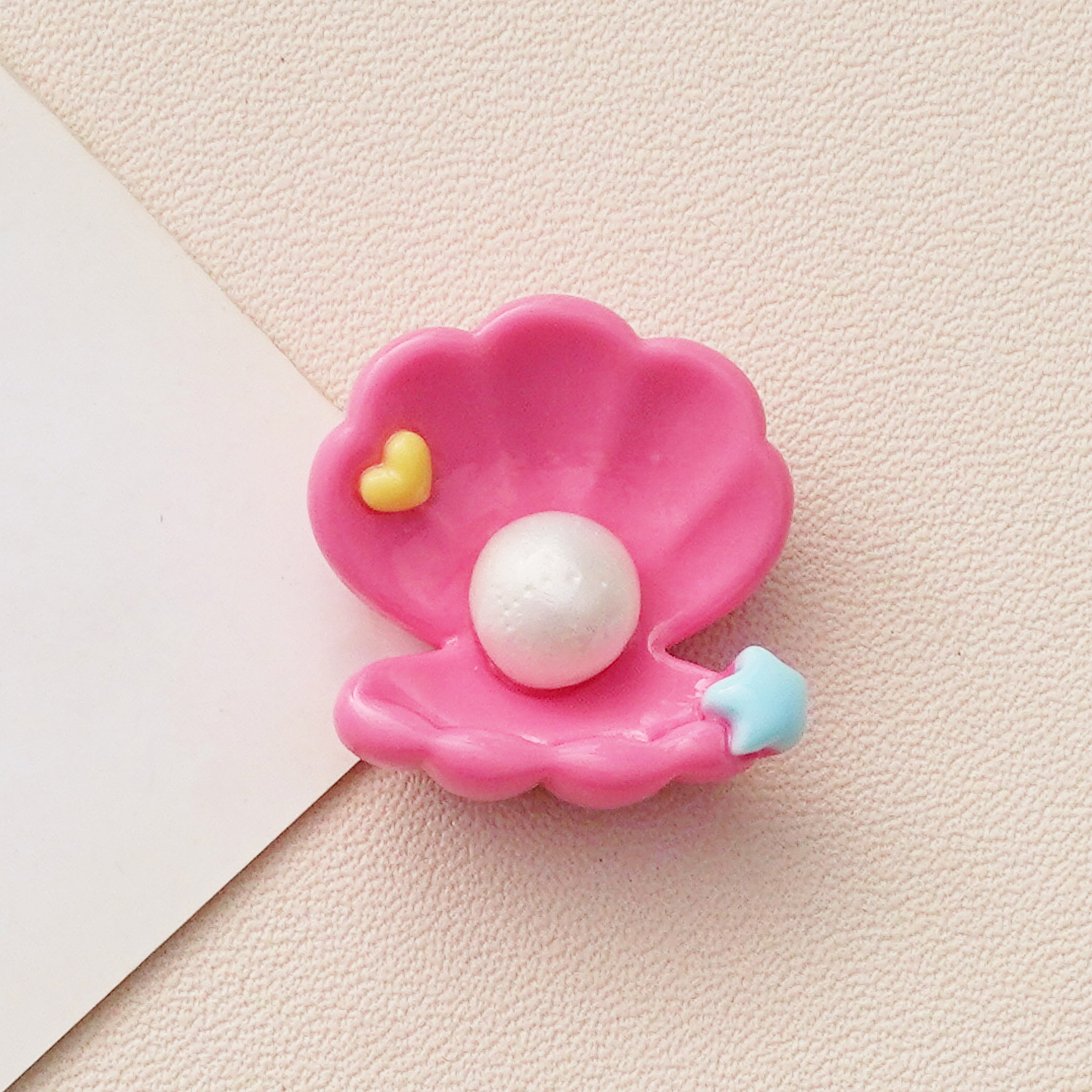 Perla Shell ~ lindo de dibujos animados crema pegamento teléfono Shell resina accesorios teléfono móvil cadena colgante DIY joyería hecha a mano image 7