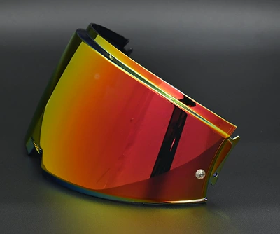Lens, Anti-Fog Sticker, Dəbilqə (Kaska) aksesuarları - ls2-ff906-lens-revo-dark-tea-gold-red