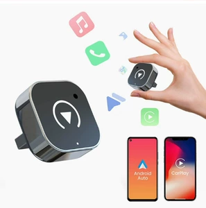 Ağıllı Avtomobil Qoşulma Box Android Auto 2-si 1-də Simli-Simsiz CarPlay Adapter