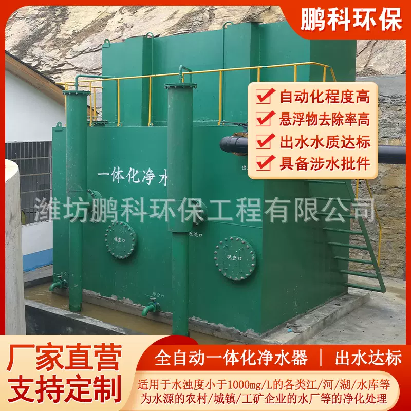 农村生活饮用水净水器一体化净水设备山泉水净化处理净水设备