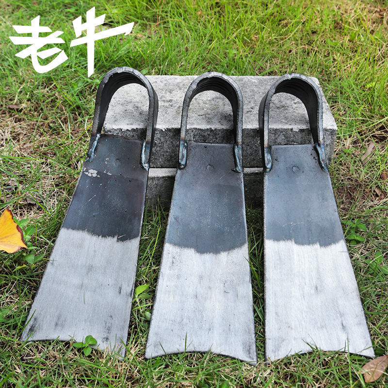 厂家直供小宽口锄除草锄头 锻打长柄户外种地园林农用工具锄头