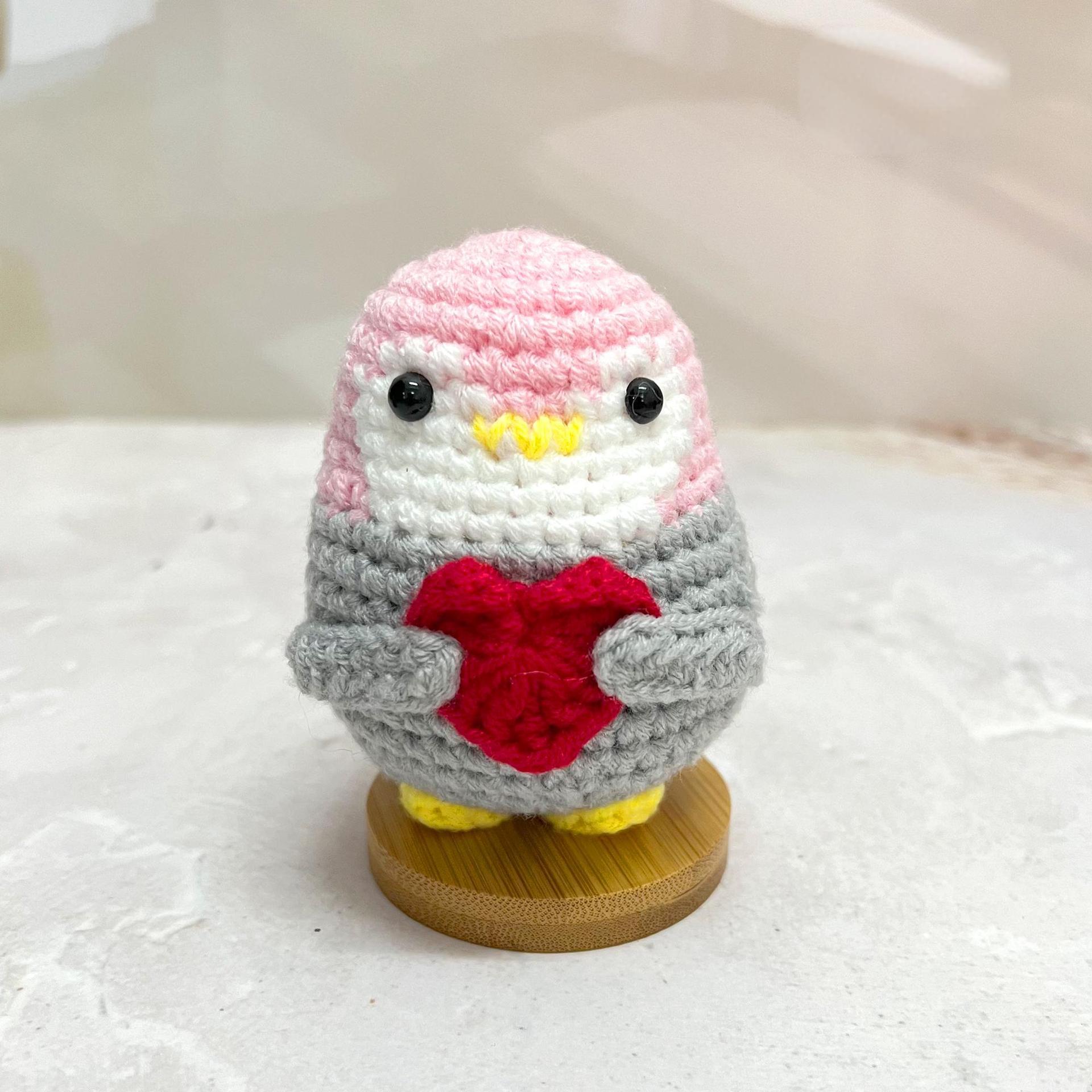 【완제품】핑크 러브 펭귄