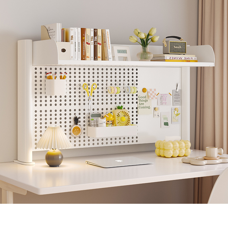 데스크탑 홀 보드 스토리지 랙 데스크톱 책장 클립 형 사무실 워크 스테이션 컴퓨터 학생 책상 스토리지 랙