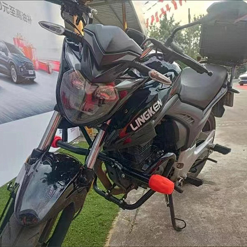 Motorcycle bumper front bumper 125.150 modified surround thickened anti-drop universal competitive anti-drop bumper