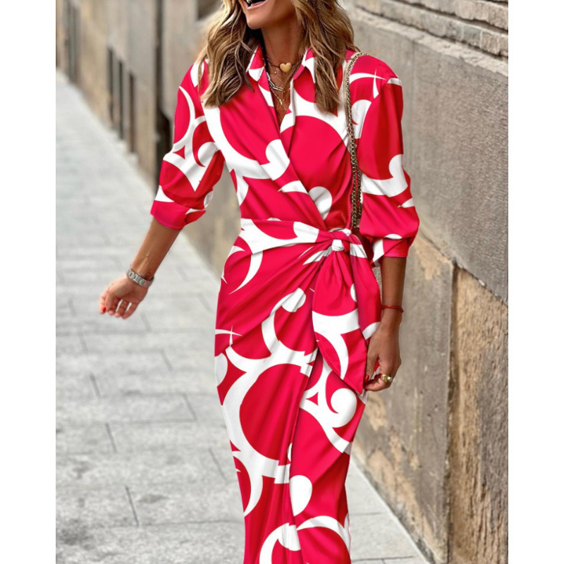 A Large Number of New Shirt Collar Dresses in Stock A Large Number of New Shirt Collar Dresses in Stock
