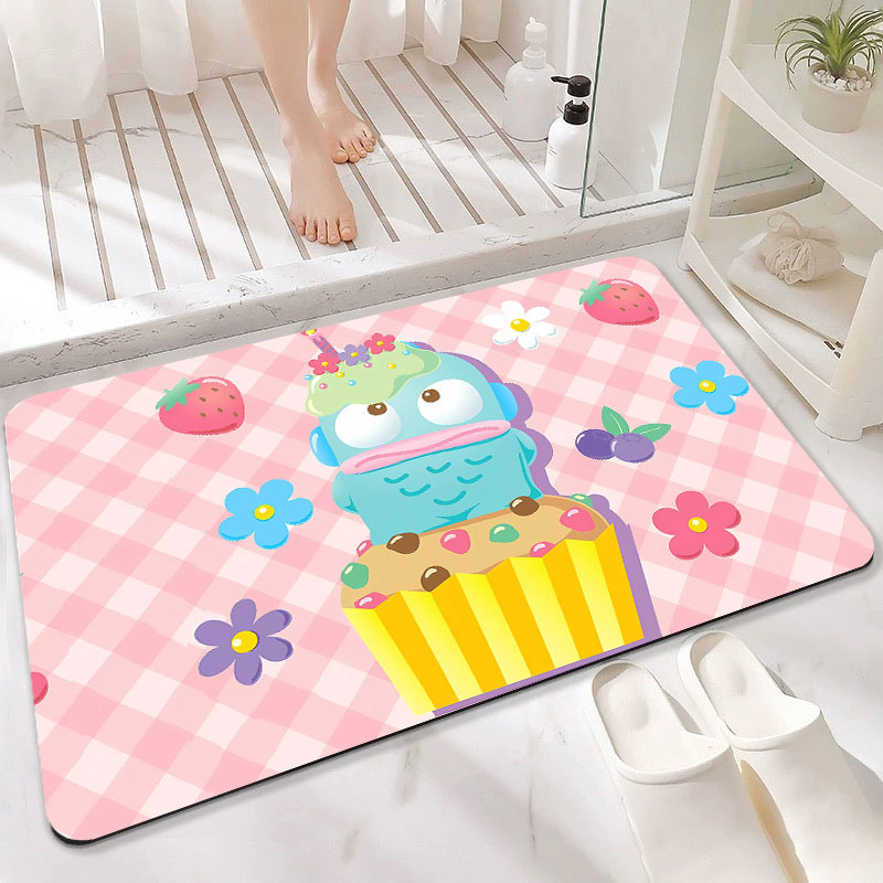 핑크 그리드 스탠딩 케이크 흰동가리