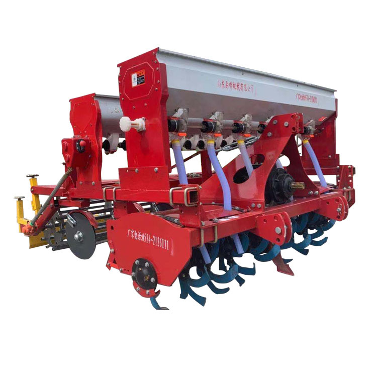 小麦播种机四轮农田旋耕机一洋机械旋播机小麦旋播机农用板式悬挂