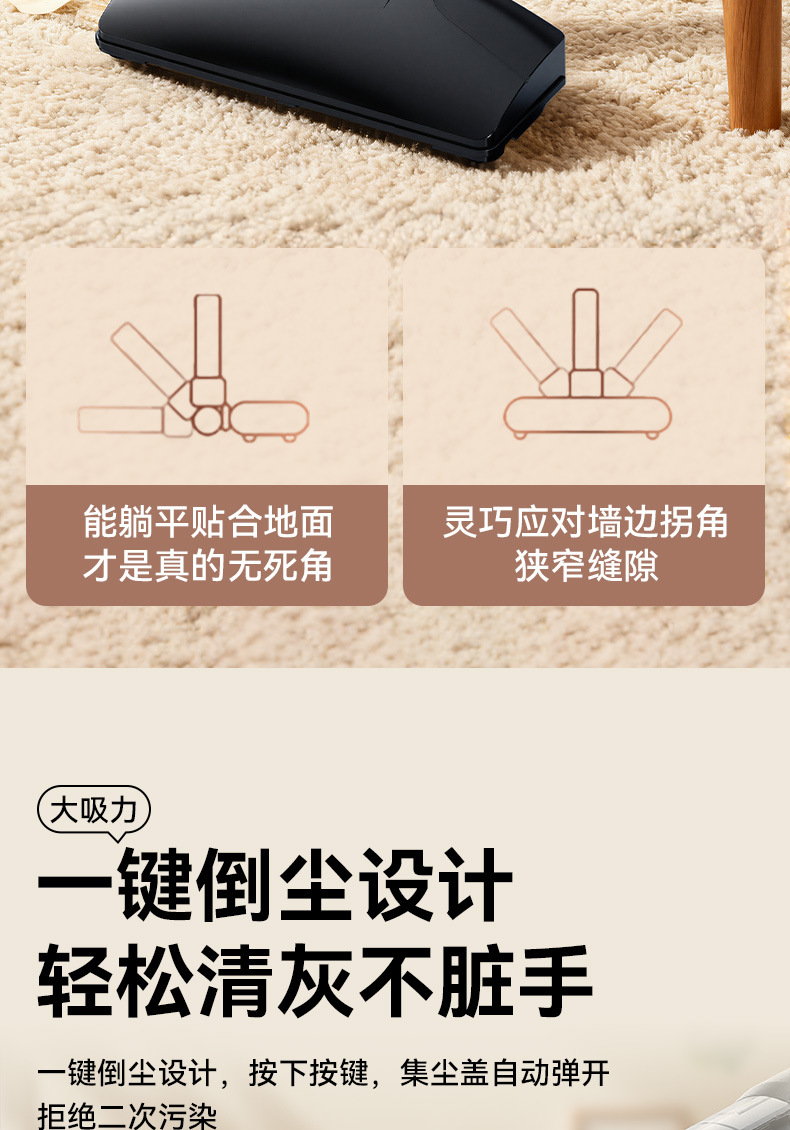 Car vacuum cleaner 2026 new model, super strong suction, wireless mini small car and home use, integrated blowing and suction device for the car interior