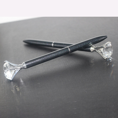 水钻金属广告中性笔商务礼品展会礼品毕业季礼品l激光uv丝印logo|ms