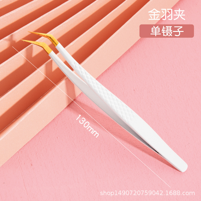 황금 깃털 클립 (opp 가방)