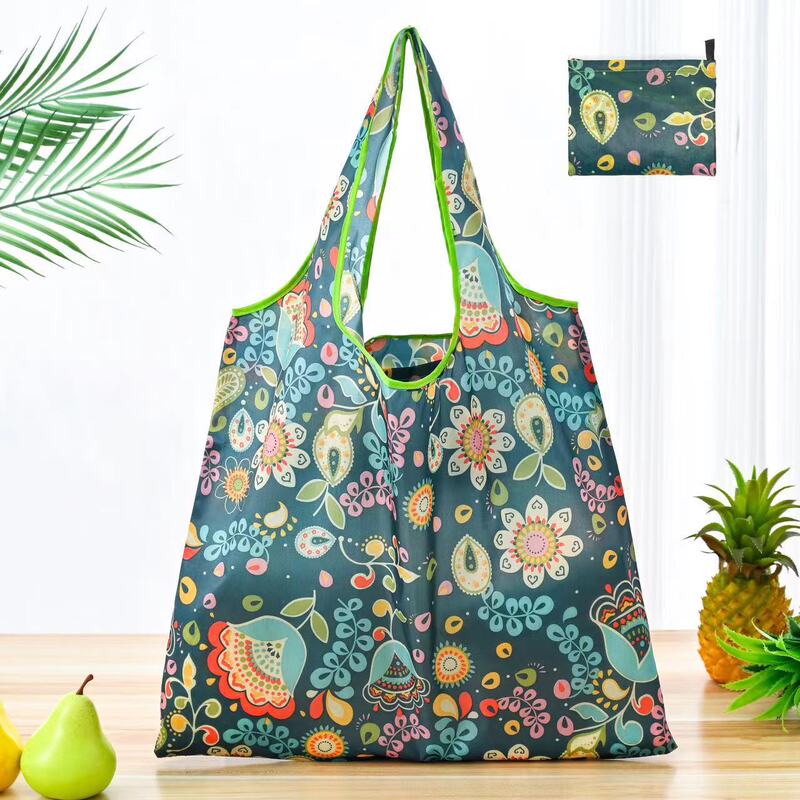 Large-Capacity Foldable Shopping Bag, Supermarket Grocery Shopping Tote, Eco-Friendly Bag, Lightweight and Portable Storage Essential