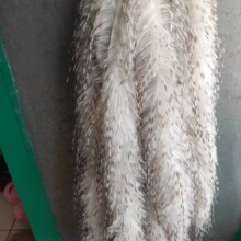 高端仿火鸡毛条唐装汉服斗篷辅料饰品服装仿狐狸复古毛领流星毛条