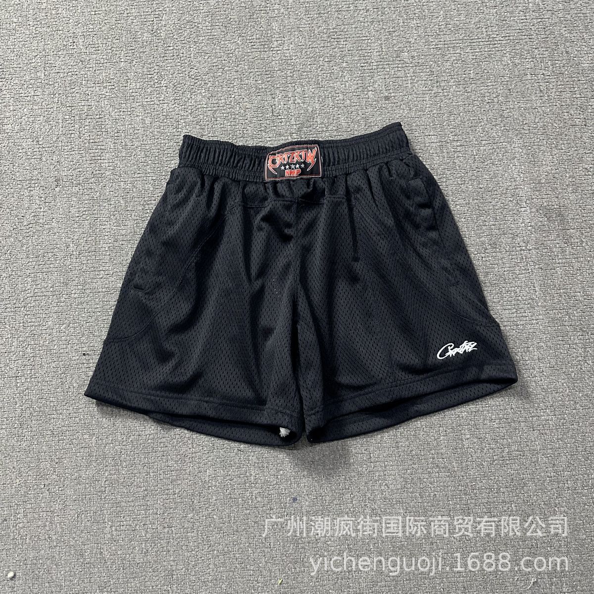 Pantalones cortos Alcatraz con estampado de barco, jeans Cortez, estilo hip-hop, skate, casual, marca de moda.
