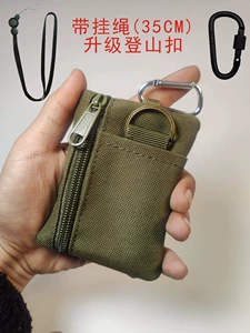 Canvas mini key and coin purse for women and men, student small wallet, card holder, children's small bag, boy's key bag