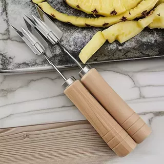 不锈钢菠萝去眼器家用凤梨挖孔刀厨房削皮神器多功能水果工具