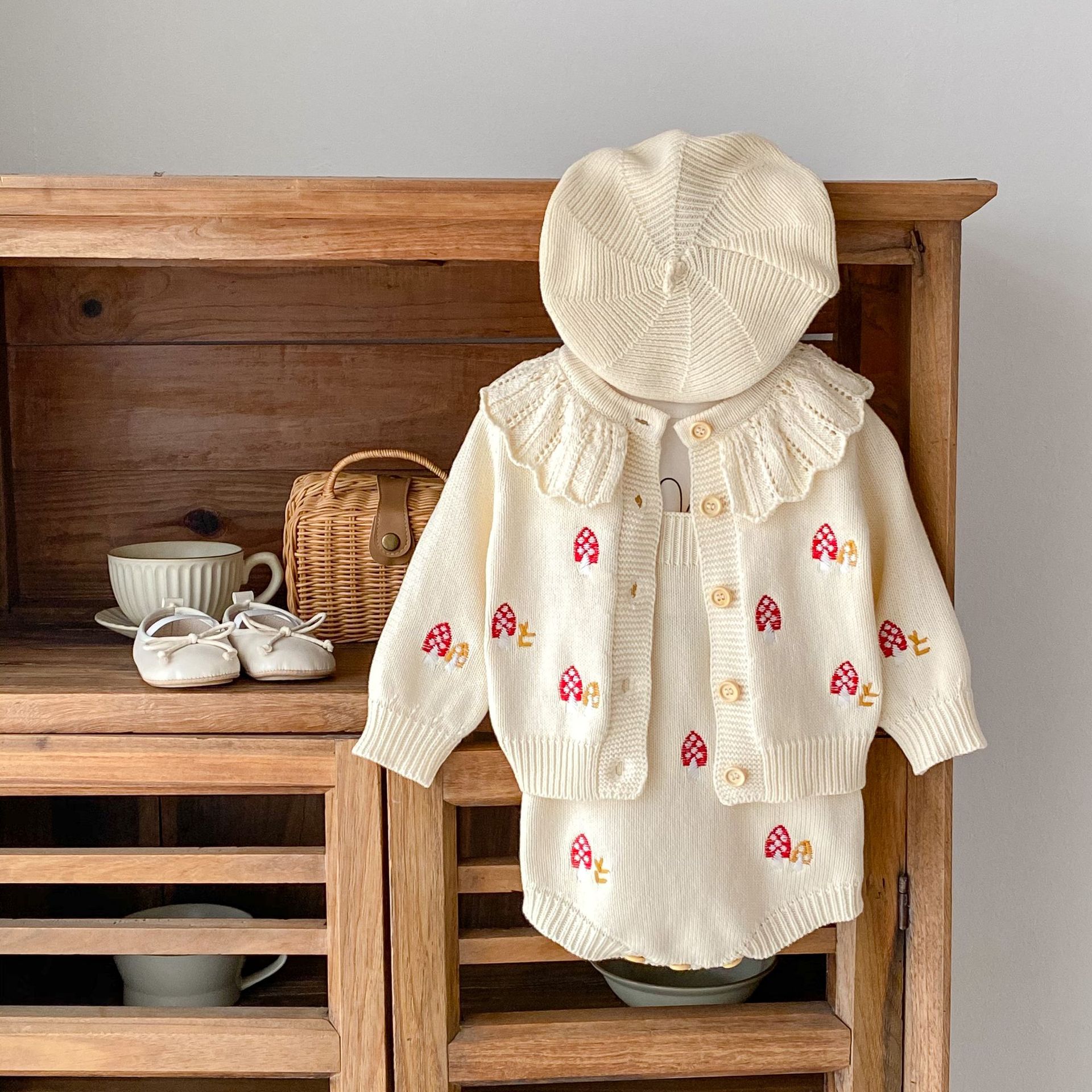 Basic Printing Cotton Baby Clothing Sets display picture 2