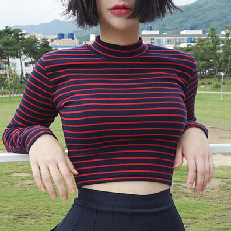 Striped Long Sleeve Top