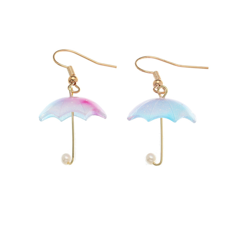 Fashion Mini Umbrella Contrast Color Earrings display picture 7
