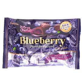 日本进口Furuta富璐达蓝莓夹心巧克力18枚165.6g 休闲零食