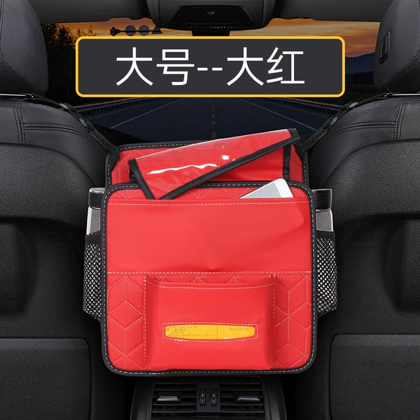 Big red double-sided storage system, hanging organiser