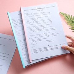 Clip Rod a4 Transparent Student Plastic Clip Storage Triangular Rod Rod Clip PP Office Organizing File Folder Wholesale