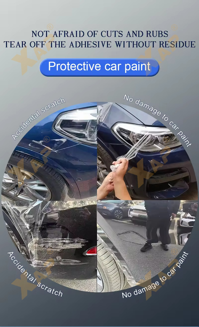 TPU polyurethane film high gloss protective paint film matte car packaging TPH PPF car body protective film