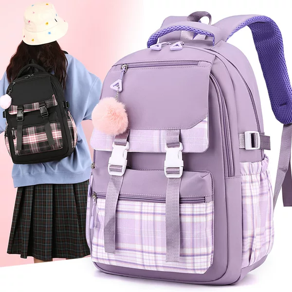 Teenagers student schoolbag Girls High-looking cute backpack leisure travel backpack