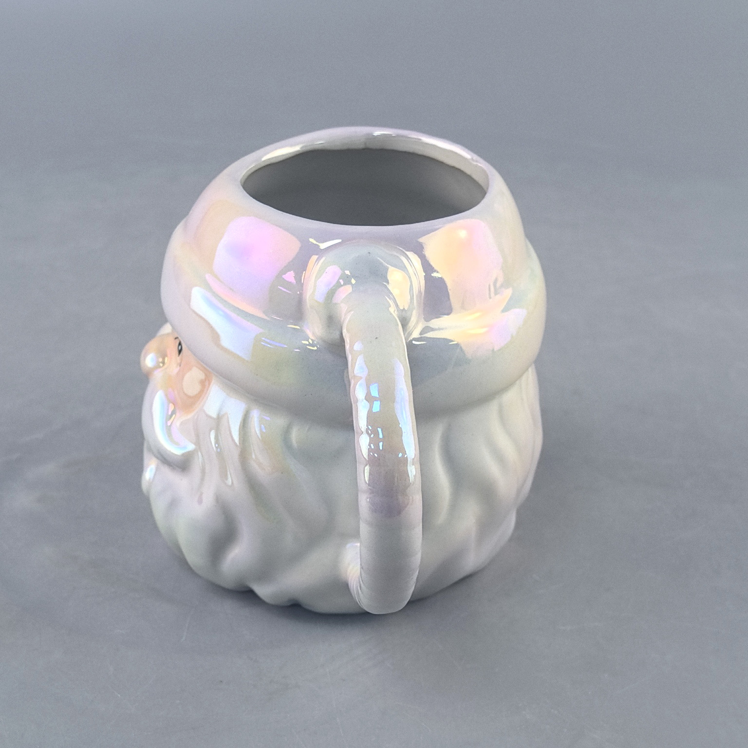 Navidad creativa transfronteriza atmósfera cerámica de oro tazas de Santa Claus tazas de Navidad artesanías cerámicas