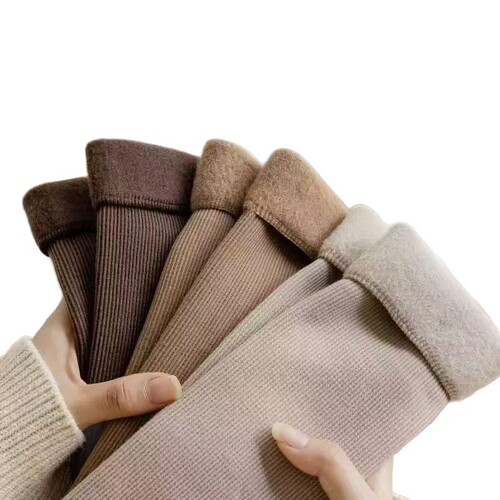 Winter Snow Ground Color Women's Fleece Thick Warm Floor Postpartum Home Cold Resistance Men Women Casual Universal
