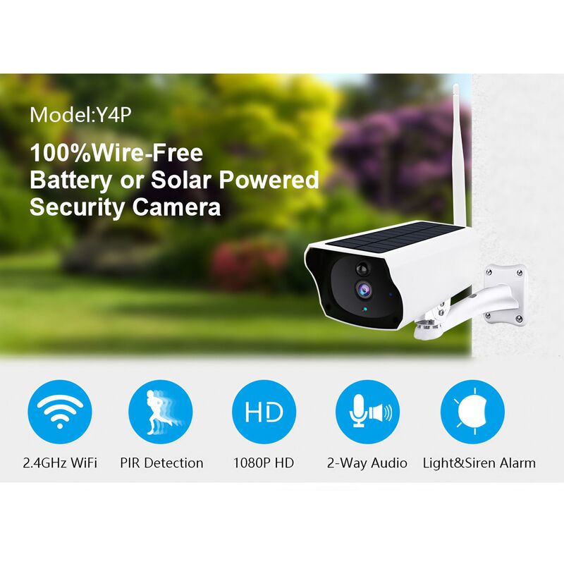 No Electricity, No Network Gun, Solar Surveillance Camera, Outdoor Ubox Mobile Phone Remote Viewing Low-Power Monitor