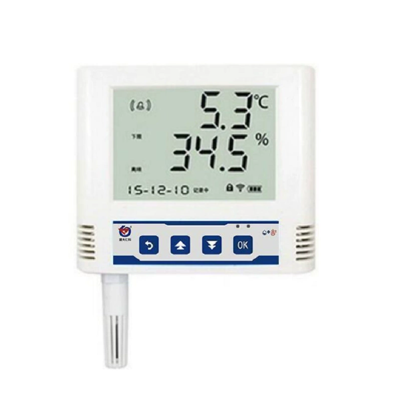 Jianda Renke WIFI Запись температуры и влажности Беспроводной дистанционный мониторинг Многоканальная сигнализация Промышленный датчик Холодильная камера