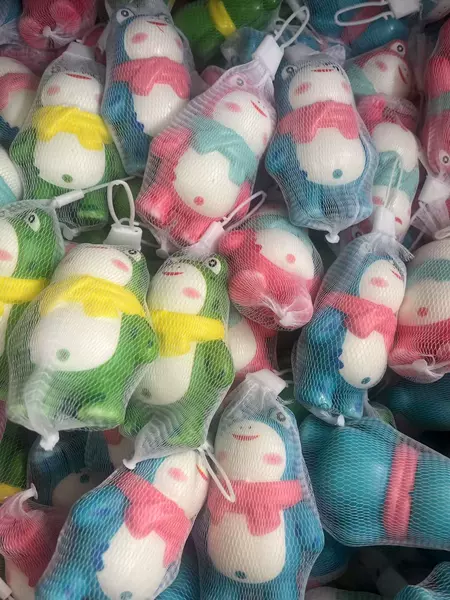 Scarf frog mixed hair [net bag suit]