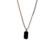 Black accessory, design pendant, short necklace, European style, trend of season, simple and elegant design