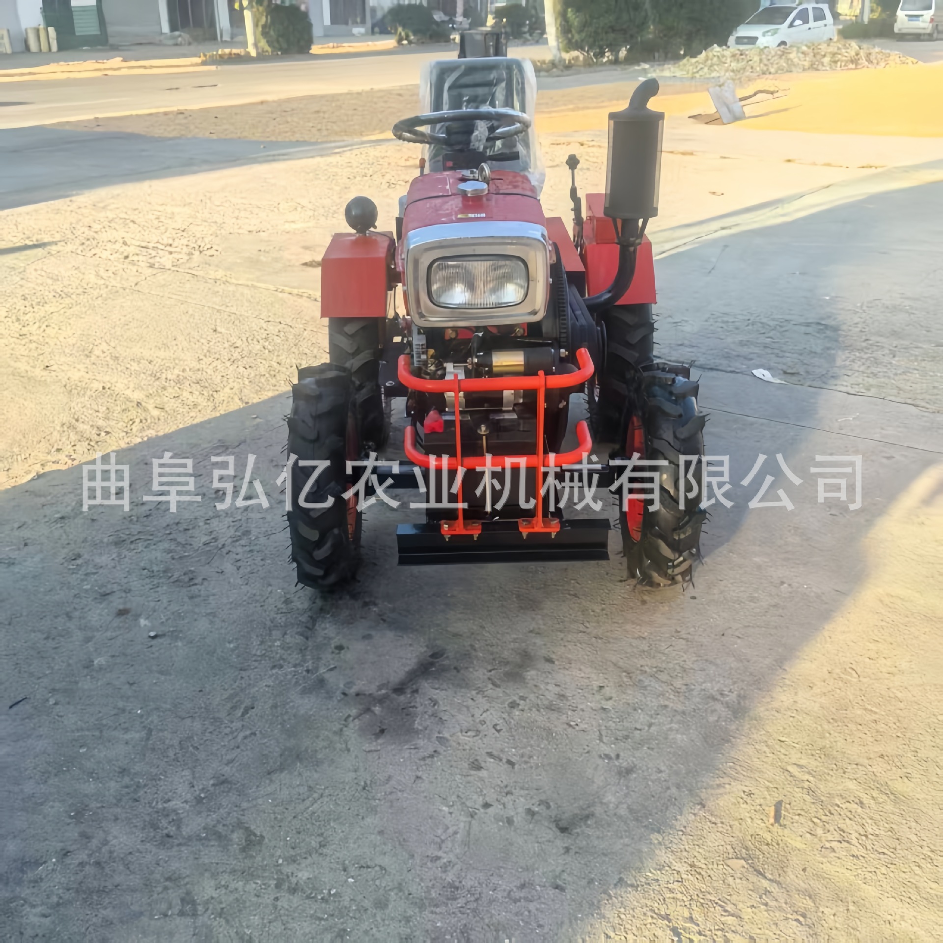 柴油水冷四轮微耕机小型大棚乘坐式旋耕犁地机旱地硬地碎草还田机