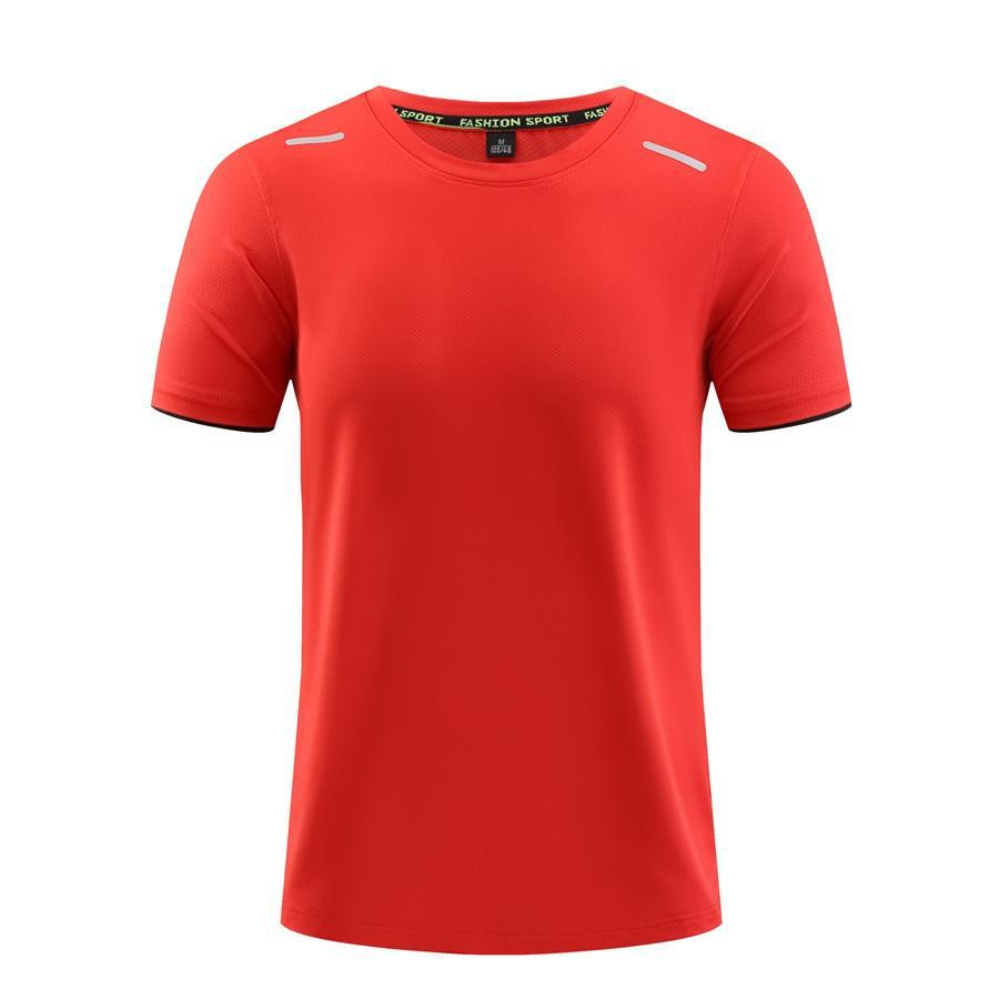 Camisa publicitaria Camiseta con logotipo impreso de manga corta superior al aire libre maratón Camiseta súper suave transpirable ropa deportiva ventas directas de fábrica