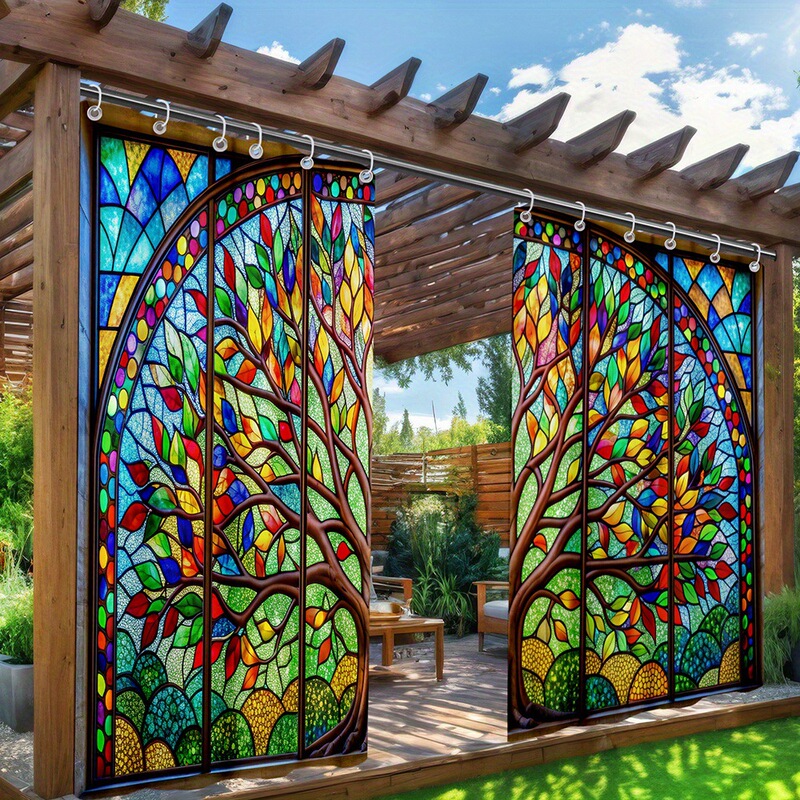Yiwu Jit Delivery Tree of Life Outdoor Curtain Backdrop Temu Hot-Selling Shein Amazon Etsy Amazon