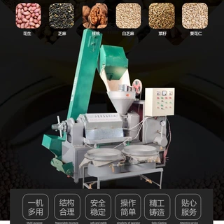 榨油机定制 大型菜籽葵花芝麻压油机 商用螺旋花生榨油机生产线