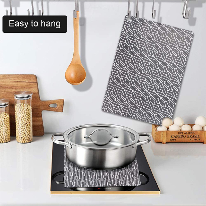 Nueva cocina de inducción estera de silicona estera protectora estera de silicona antideslizante estera de cocina de inducción estera de aislamiento de cocina