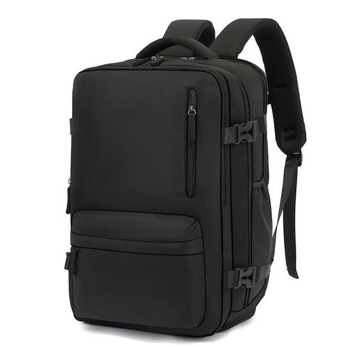 Layered Commuting Backpack for Men and Women, Trendy Brand Business Laptop Dual Shoulder Bag, Large Capacity Travel Bag