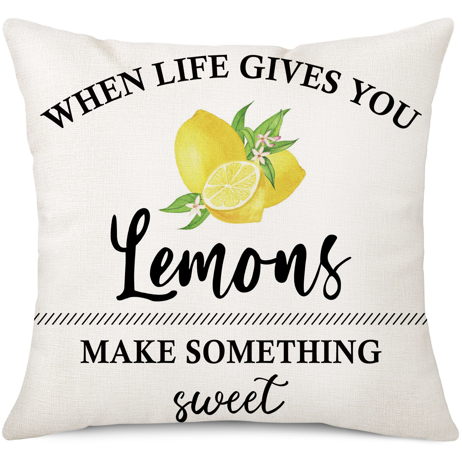 Amazon limón fresco serie de frutas almohada de oficina siesta almohada almohada de casa almohada de cubierta