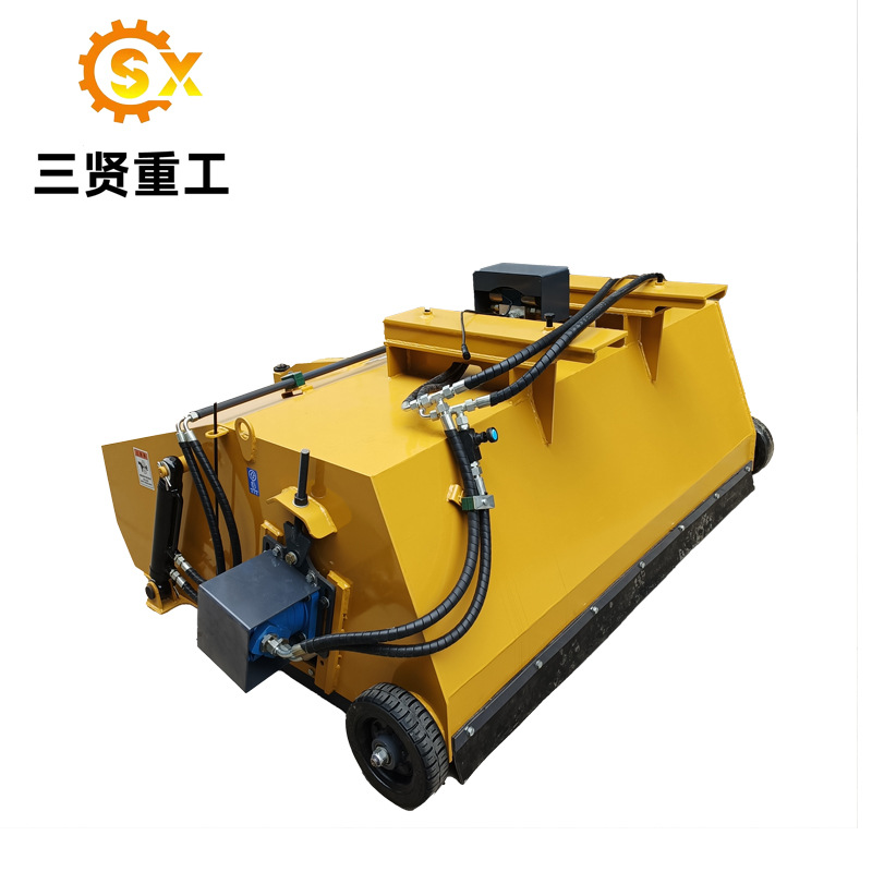 三贤直供封闭式清扫器适应狭小作业清扫洁净叉车加装扫地机