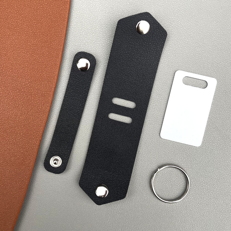 16g Weight Slip-on Clasp Closure Type Keychain Classification 1 Piece Quantity Daily Occasion Pu Leather, Aluminum sheet Material Solid Color Pattern Unisex Gender Simple Style Style Simple Style Solid Color Pu Leather Aluminum Sheet Unisex Slip-on Keychain 6
