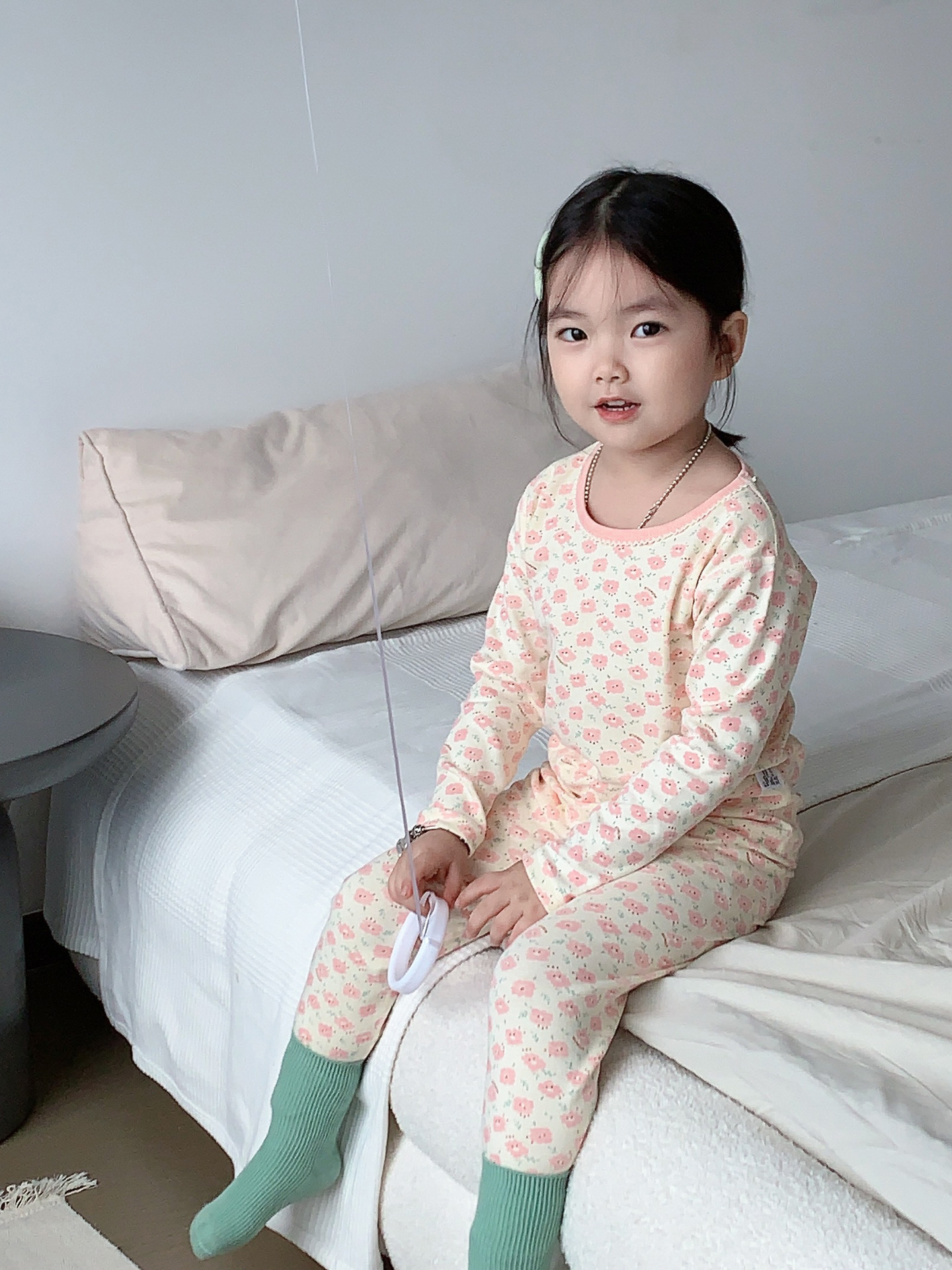 [Personalizado] Ropa de otoño de algodón con cremallera para niños, traje de pantalones largos, ropa interior deshuesada de algodón puro, tesoro para hombres, pijamas para niñas, servicio a domicilio