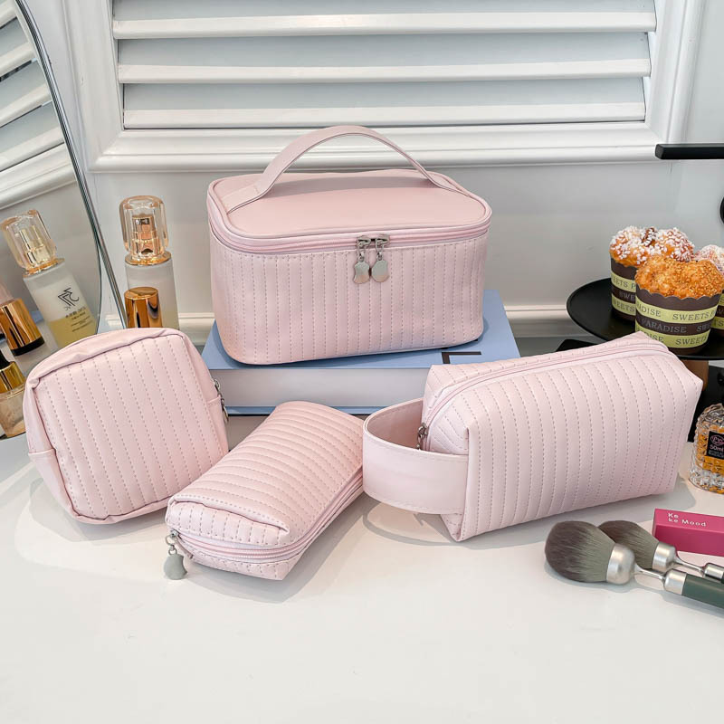 New Cake Cosmetic Bag Pu Leather Large Capacity Waterproof Storage Bag Portable Cosmetic Storage Bag Wholesale New Cake Cosmetic Bag Pu Leather Large Capacity Waterproof Storage Bag Portable Cosmetic Storage Bag Wholesale