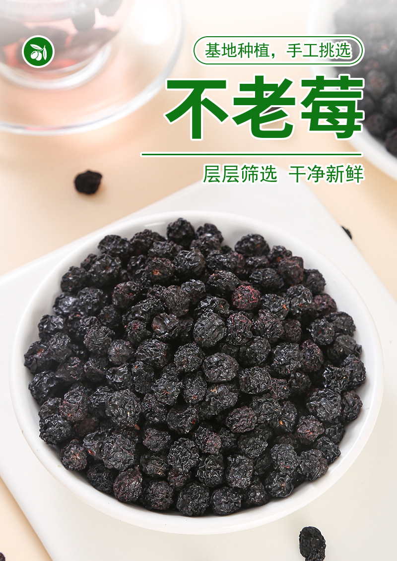 Aronia Berry Dried Fruit (Aronia melanocarpa) — Black Chokeberry, Food-Herb Dried Berries quality and texture