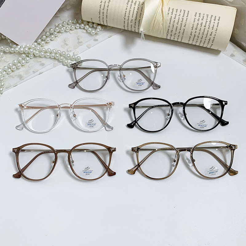 ブルーレイ防止老眼鏡枠ファッション携帯ネット赤素顔冷茶枠老鏡楕円形スポット老眼鏡|undefined