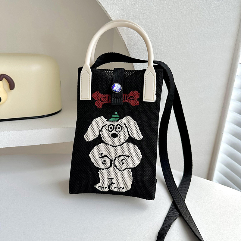 Bolsa de nicho diseño nuevo mini fortuna teléfono bolsa femenina estilo coreano versátil pequeño portátil monedero bolsa de mensajero