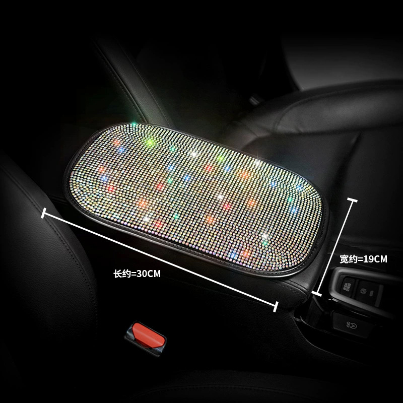 Venta al por mayor de diamante-caja de apoyabrazos del coche integrado pad universal interior caja de apoyabrazos central almohadilla protectora cubierta de los apoyabrazos engrosada almohadilla protectora